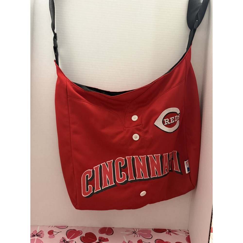 Pro-FAN-ity MLB Cincinnati Reds Crossbody Tote Bag By Littlearth - Picture 2 of 6